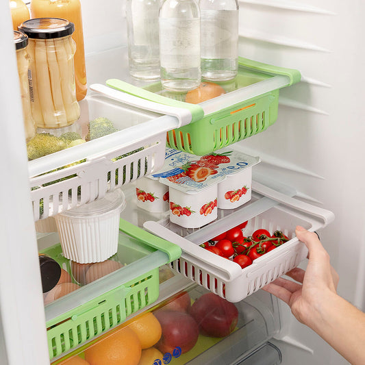 Adjustable Fridge Organiser - 2 Units