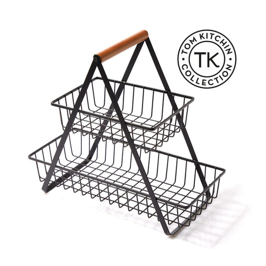 Tom Kitchin Metal 2 Tier Storage Basket