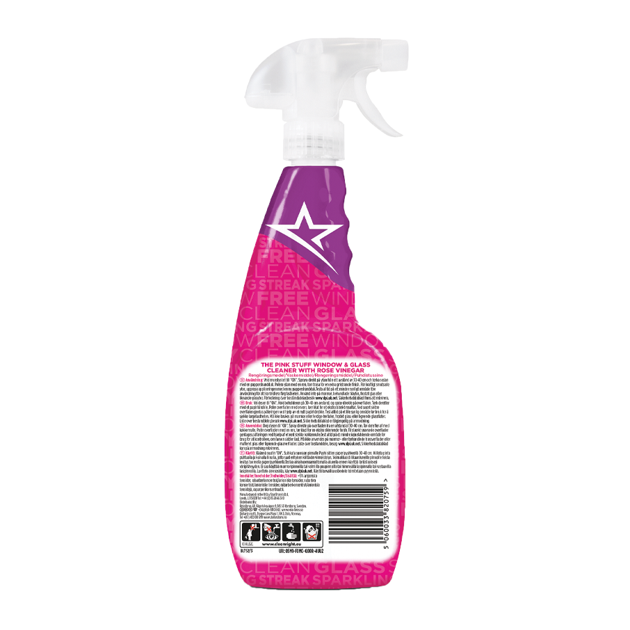 The Pink Stuff - The Miracle Window & Glass Cleaner With Rose Vinegar