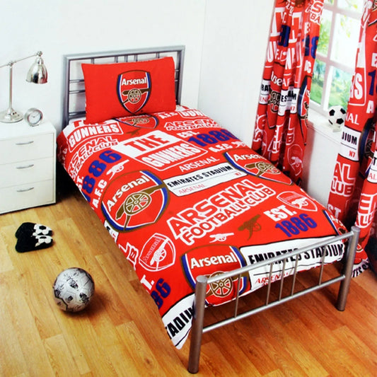 Official Arsenal FC Duvet Set - Single