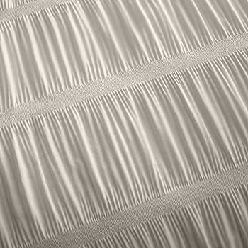 Catherine Lansfield Seersucker Natural Duvet Set