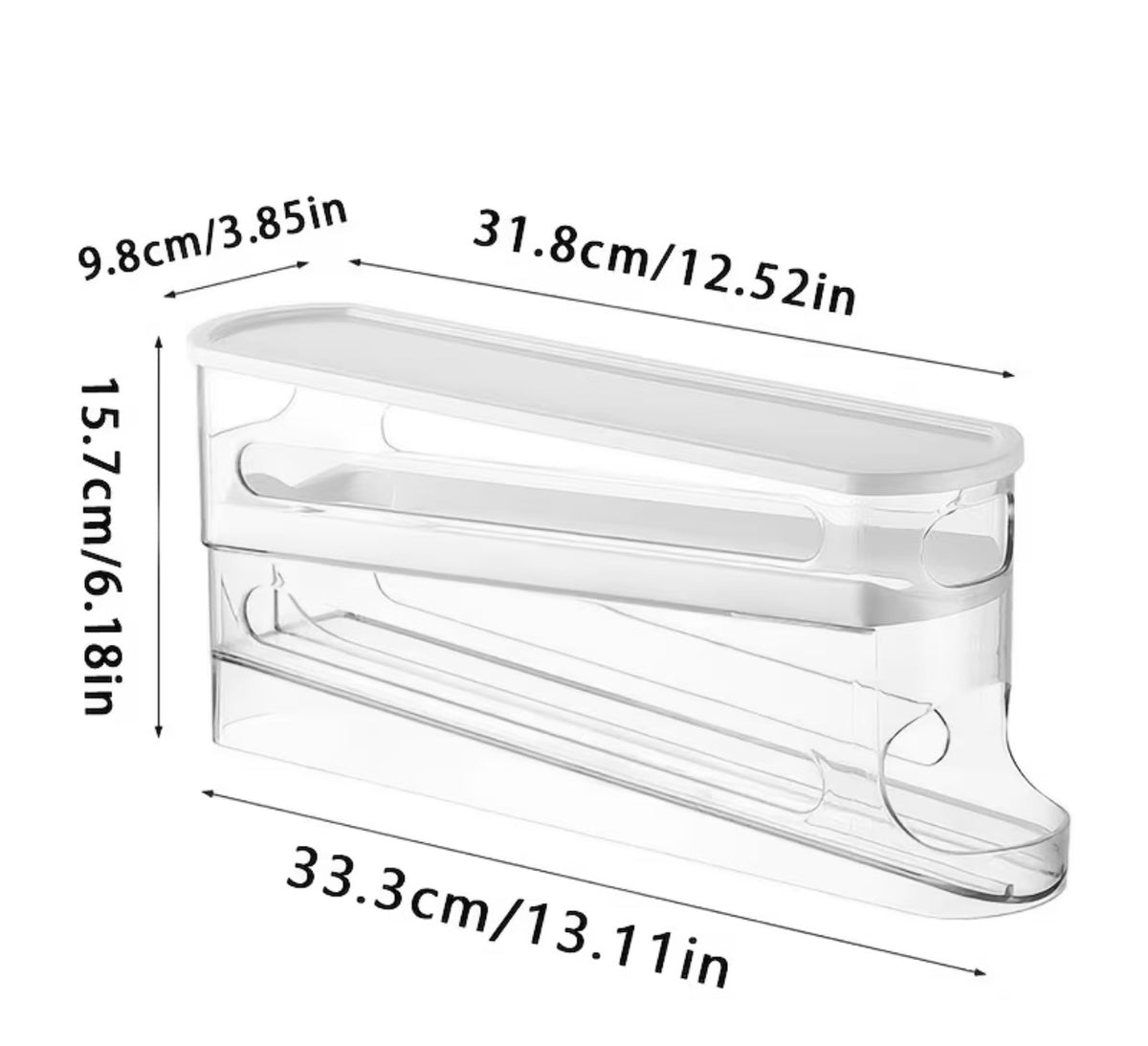 Two-Tier Rolling Egg Dispenser