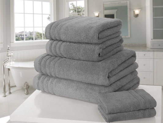 So Soft - 6 Piece Towel Bale - Charcoal