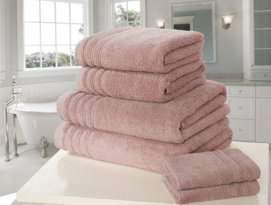 So Soft - 6 Piece Towel Bale - Pink