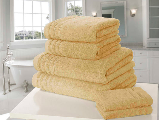So Soft - 6 Piece Towel Bale - Ochre