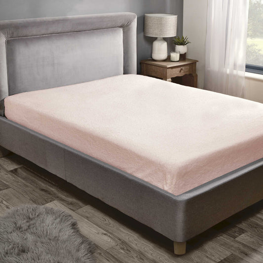 Teddy Fleece Fitted Sheet - Pink