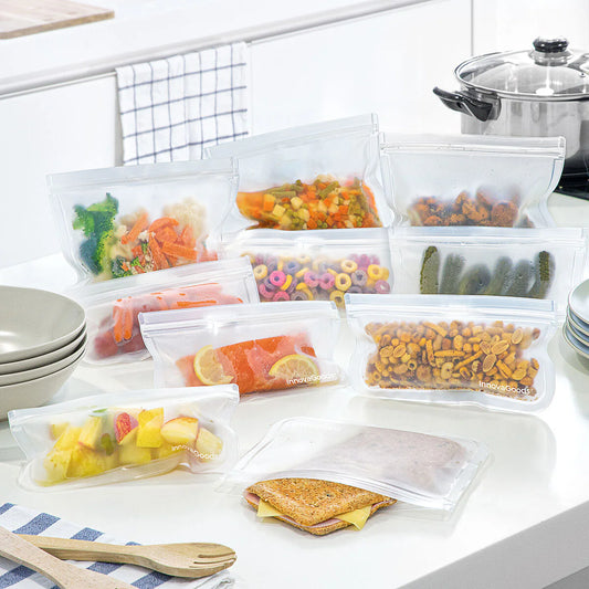 Set Of Reusable Food Bag Set 10 Pieces