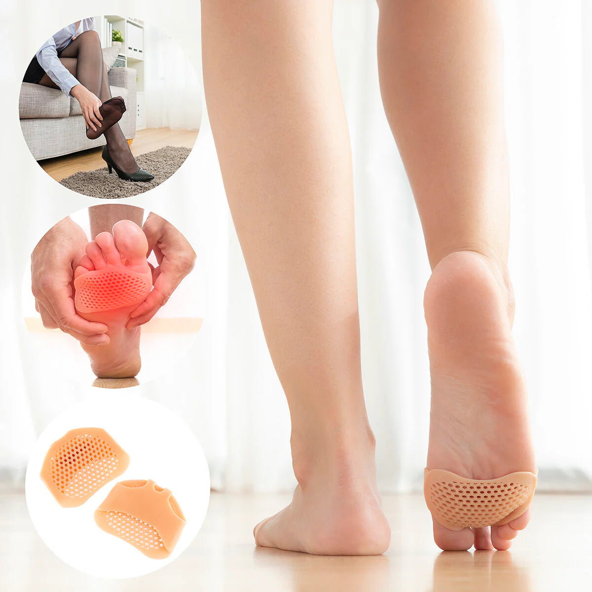 Silicone Gel Metatarsal Pads SilStep - 2 Units
