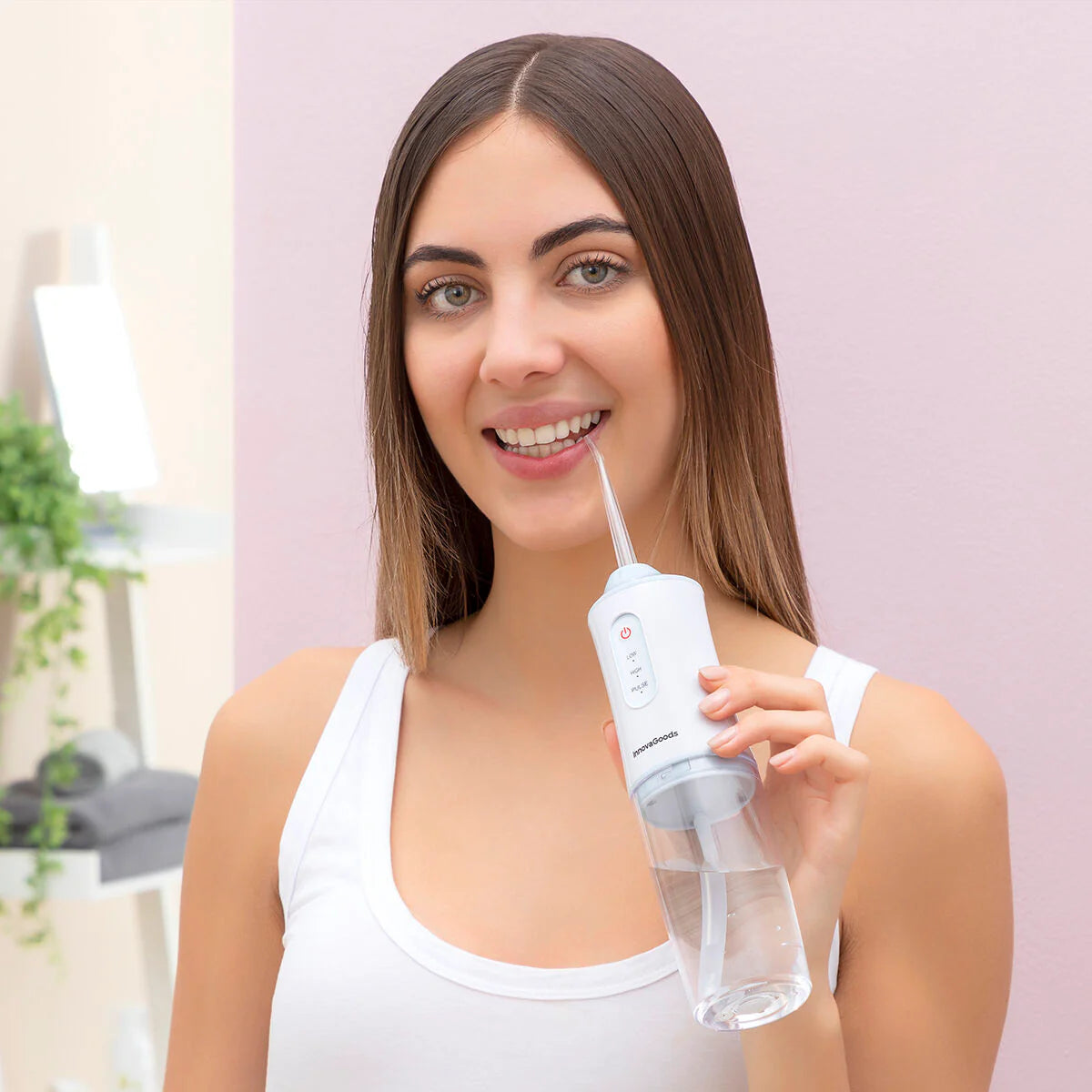 Portable Rechargeable Oral Irrigator Toothbrush InnovaGoods