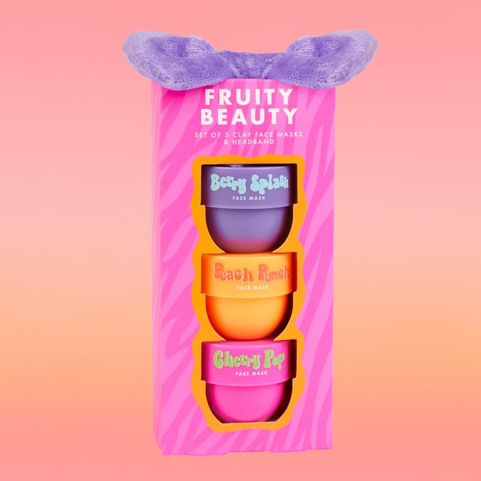 Fruity Beauty Face Masks & Headband Set