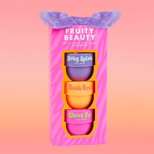 Fruity Beauty Face Masks & Headband Set