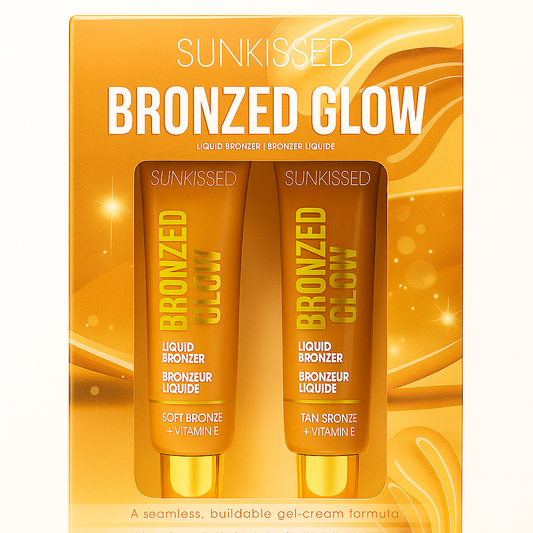Sunkissed Bronzed Glow Liquid Bronzer Duo Gift Set