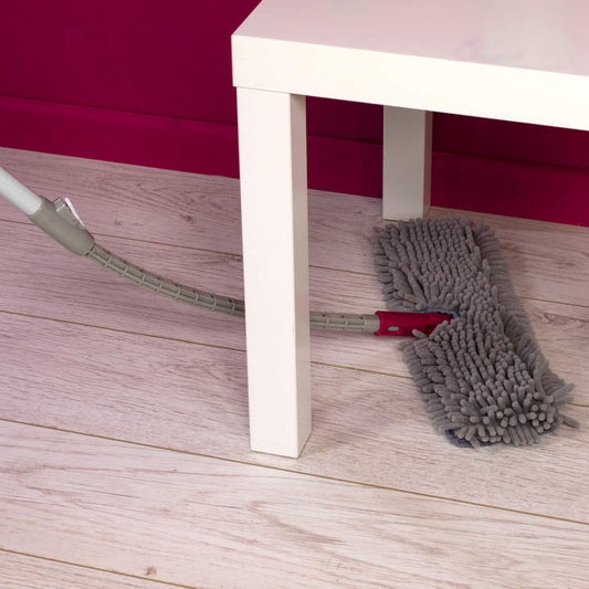 2-In-1 Flexi Mop With Extendable Neck, Treated With Anti Bac Protection - Kleeneze