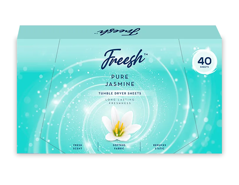Jasmine Tumble Dryer Sheets - 40 Pack