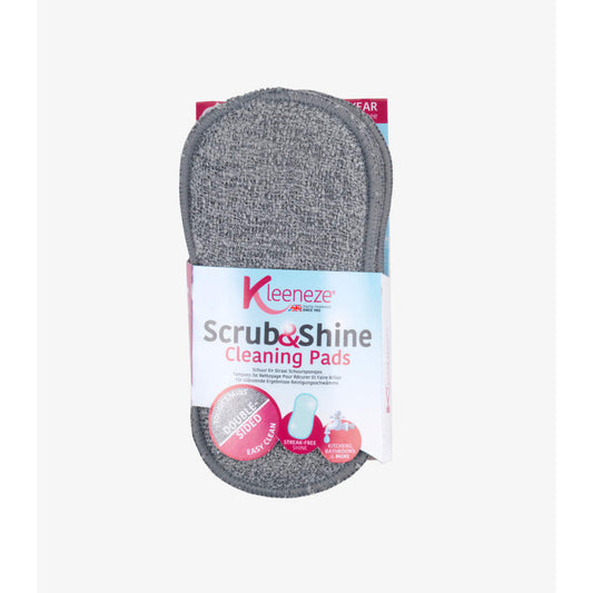 Scrub And Shine Double-Sided Microfibre Cleaning Pads, 3-Pack - Kleeneze