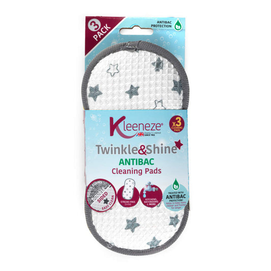 Anti-Bac Star Cleaning Pads, Pack Of 3 - Kleeneze