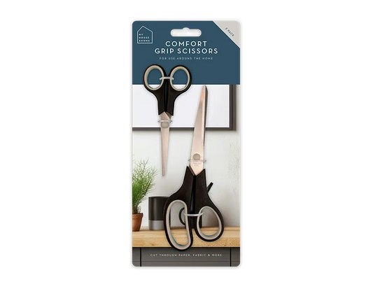 Comfort Grip Scissors - 2 Pack