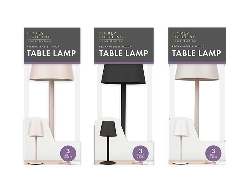 Rechargeable Wireless Touch Table Lamp