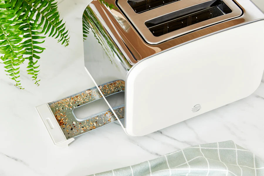 Swan 2 Slice Nordic Style Toaster - Cotton White
