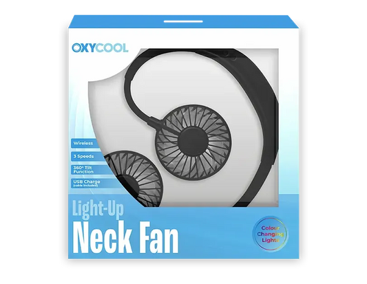Portable Neck Fan With Lights