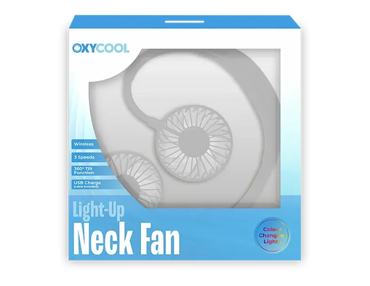 Portable Neck Fan With Lights