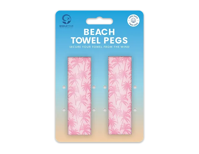 Beach Towel Pegs - 2 Pack