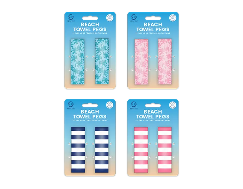 Beach Towel Pegs - 2 Pack
