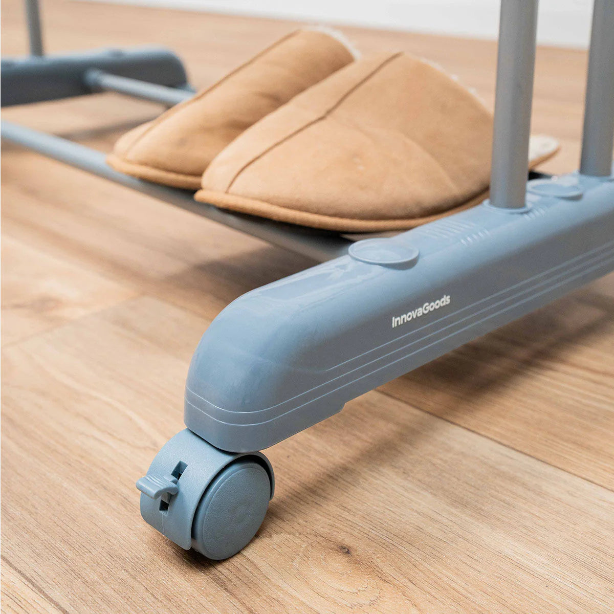Foldable Vertical Extendable Clothes Drying Rack with Wheels XL