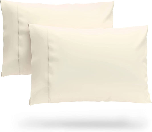 Percale Pair Of Pillow Cases - Cream