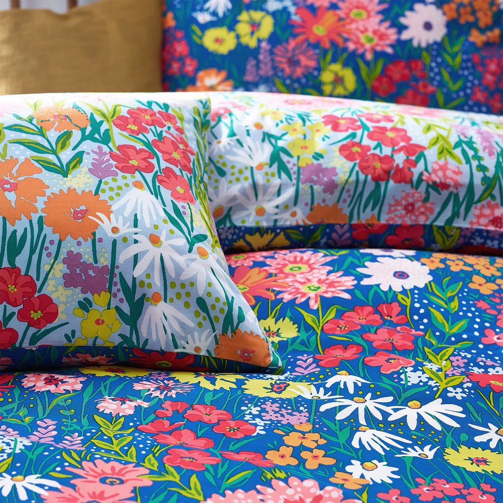 Blue Meadow Duvet Set