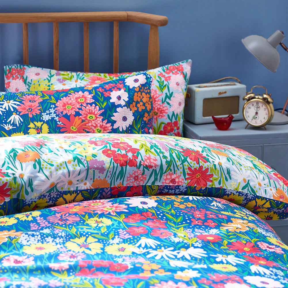 Blue Meadow Duvet Set