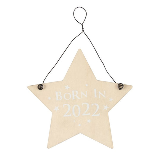 Born 2022 Hanging Plaque