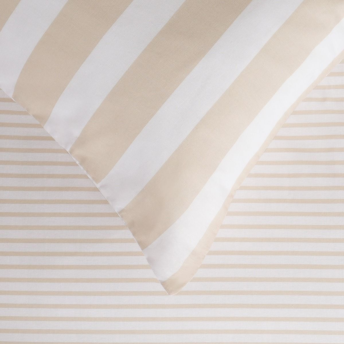 Striped Duvet Set - Natural