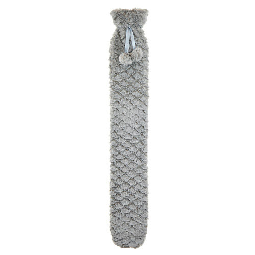 Long Hot Water Bottle - Grey