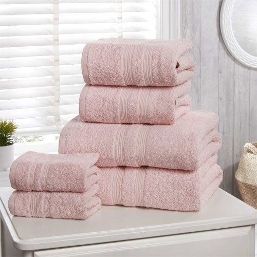 Hotel Quality Towel Bale Set of 6 Pink