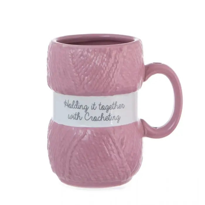 Crocheter Mug - Pink