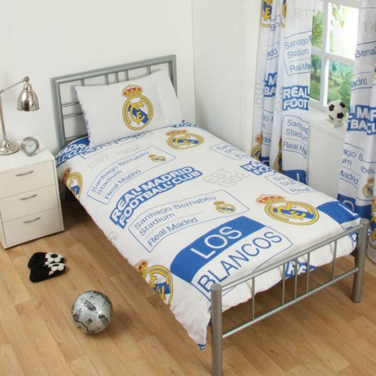 Official Real Madrid Duvet Set - Single