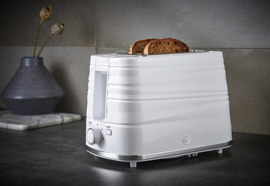 Swan Symphony Toaster - White