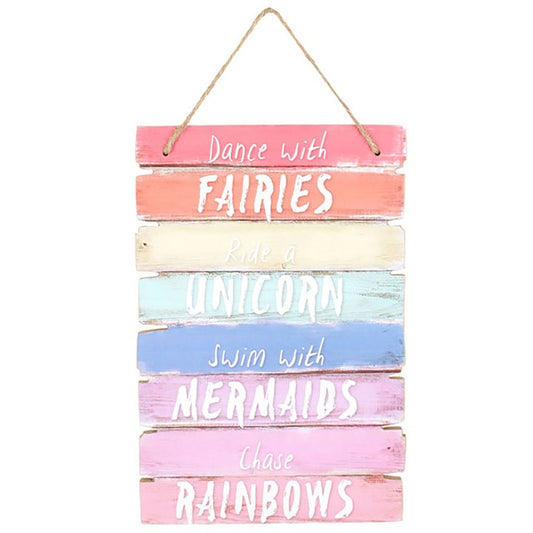 Dance With Fairies Hanging Plaque